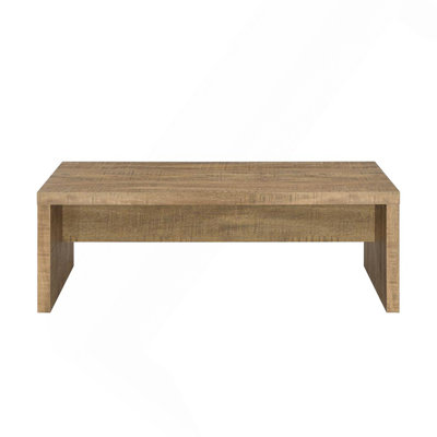 Rectangular Engineered Wood Coffee Table, Mango