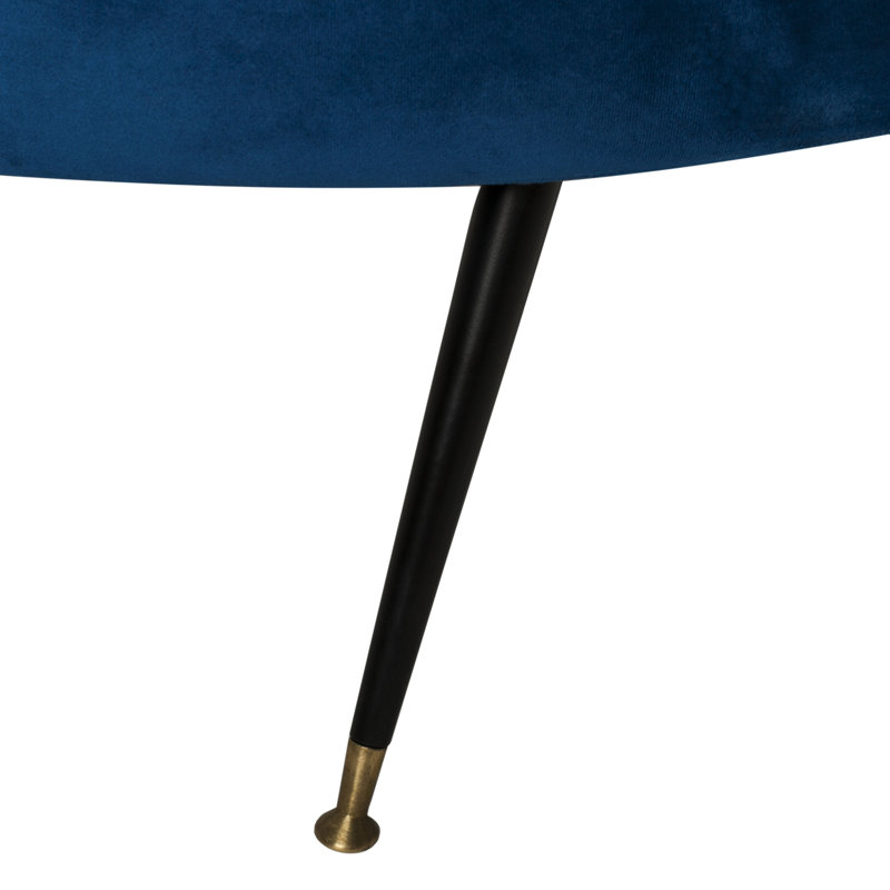 Frankie 86'' Velvet Sofa, Navy Velvet