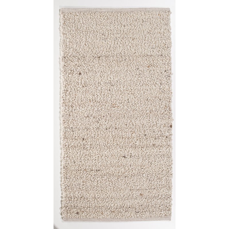 Travon Solid Colour Wool Area Rug, Rectangular 170 x 240cm