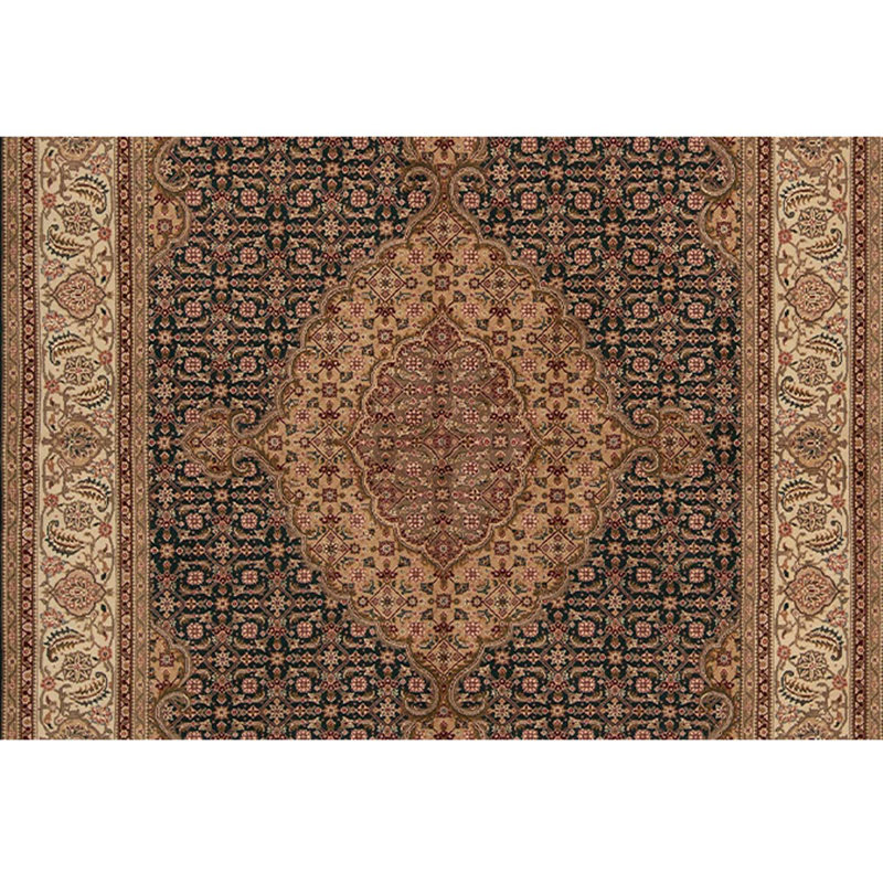 Wool Oriental Area Rug in Green