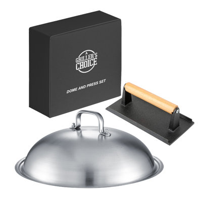 Stainless Steel Non-Stick Grill Press