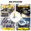 Hydraulic Gear Puller, 15 Ton Max. Capacity Hydraulic Puller, 2 or 3 Jaws