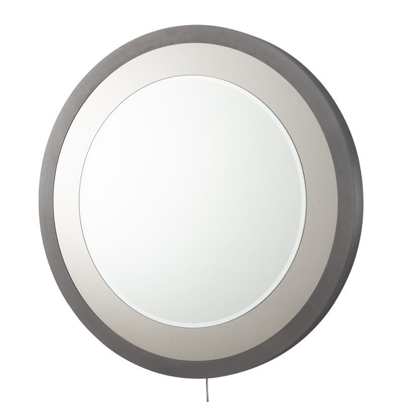Miroir mural rond Starfall, Métal industriel
