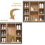 Latonja Surface Mirrored Bathroom Cabinets with Mirror and 4