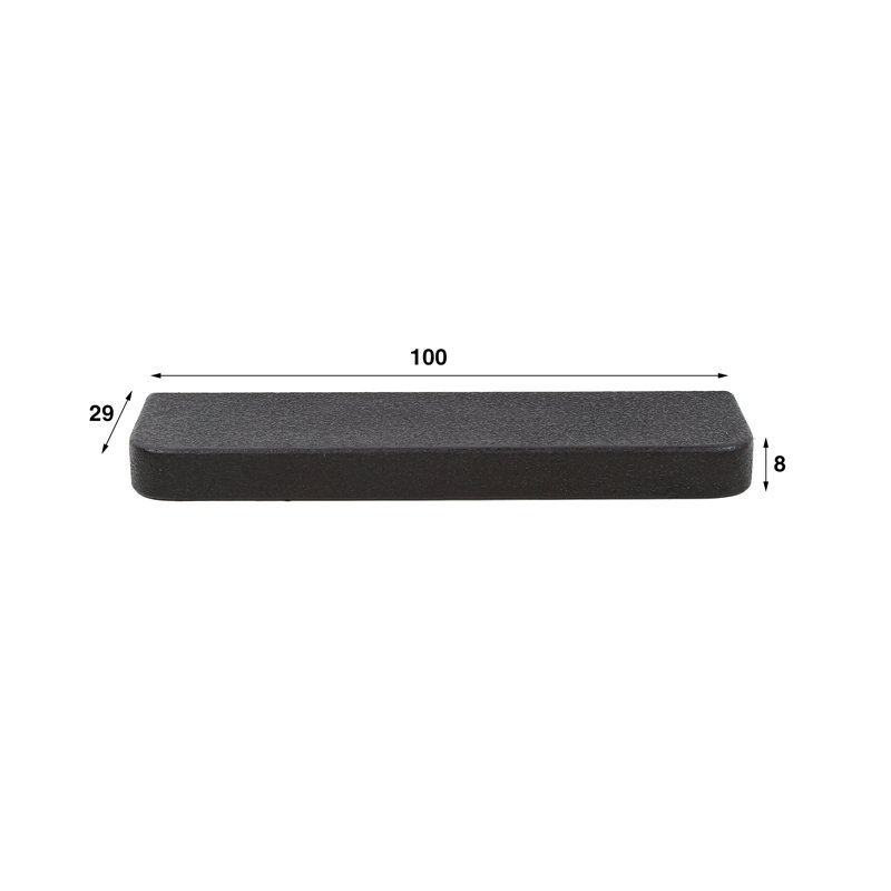 Anastin Floating Shelf, 8cm H x 100cm W x 29cm D