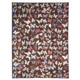 High-Quality Hand-Knotted Red And Black Area Rug
