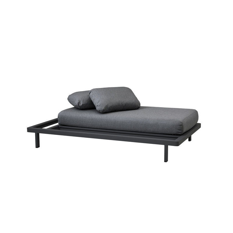 Space 2-Seater Module Sofa, Gray/Gray/Light Gray
