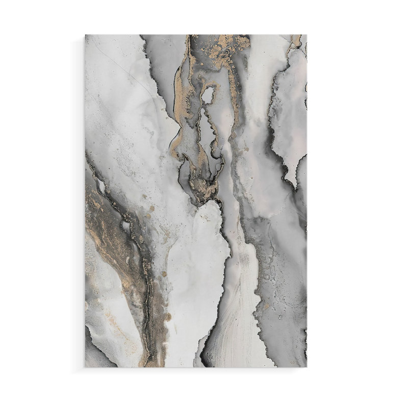 «Abstract Ink Fantasy III», impression sur toile seulement - non encadrée
