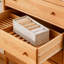 Boîte de rangement de sous-vêtements pliable à 6 sections avec séparateur, organisateur de tiroir en lin lavable pour sous-vêtements, chaussettes, support de panneau latéral en PP pour prévenir la déformation, sans formaldéhyde-1235280712