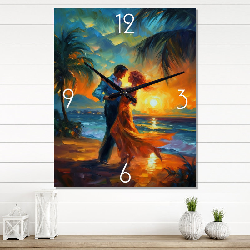 Janerica - Horloge murale romantique, H 32 po x l 16 po x P 1 po