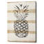 «Simple Stripes Pineapple» par Linda Woods, art mural sur toile-28020538