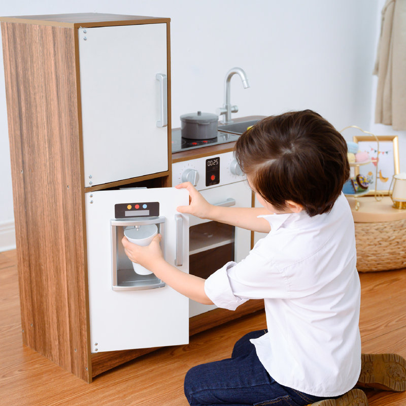 Little Chef Palm Springs Classic Kids Play Kitchen with 6 Accessories