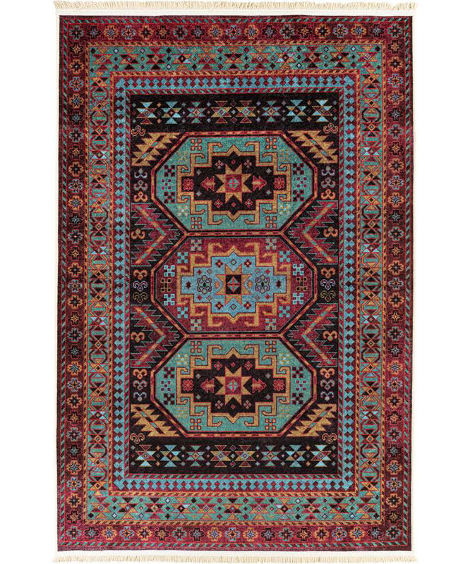 Tapis lavable antidérapant Alfa Rich Tashyra, Tapis de couloir 2 pi 11 po x 4 pi 11 po