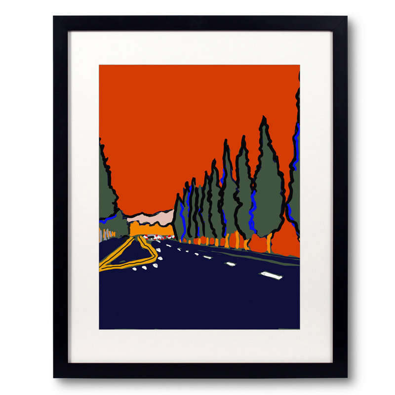 Pointed Trees Print by Deborah Blum, 20" H x 16" W
