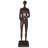 Abstract Of Nude Girl Standing Bronze Statue -  Size: 6"L X 6"W X 24"H.