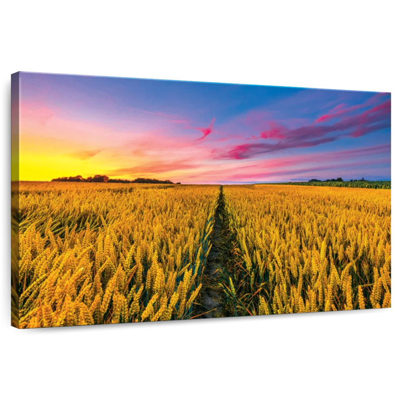 Harnek Wheat Field Path, 8" H x 12" W