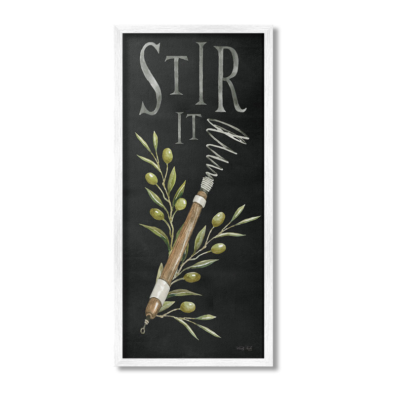 «Stir It Vintage Kitchen», estampe numérique encadrée par Cindy Jacobs, Estampe numérique encadrée blanc bord de mer