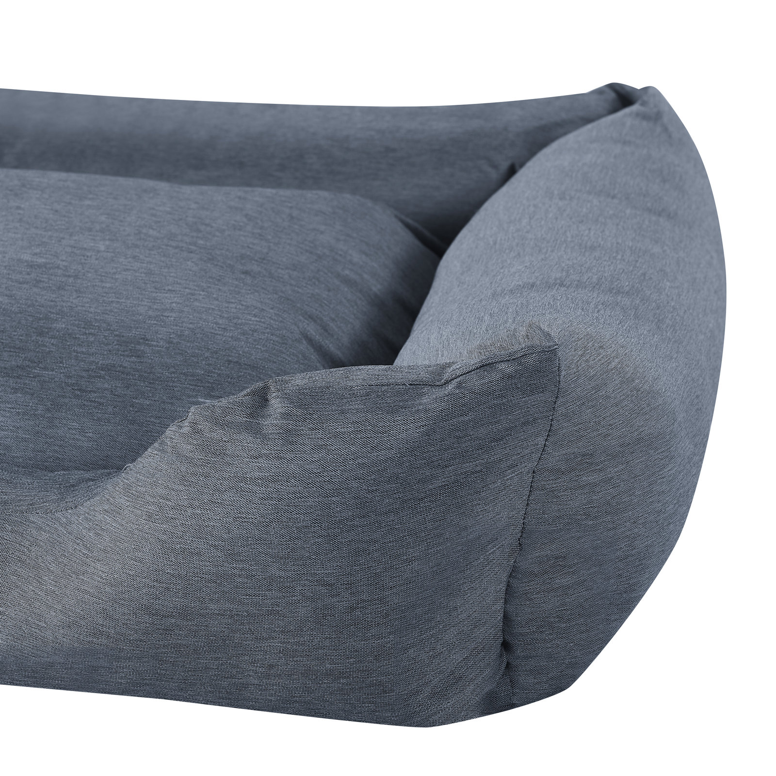 Missy Pet Bed, Navy Blue, Large (45.28" W x 27.56" D x 10" H)