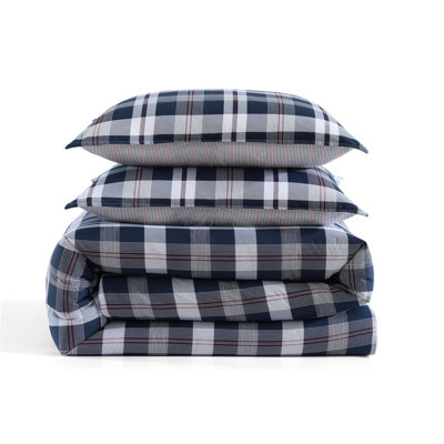 Tommy Hilfiger Dream Madras Cotton Blue Duvet Cover Set