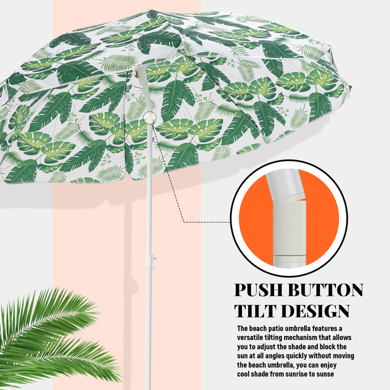 Parasol de marché 6 pi 6 po Astrid