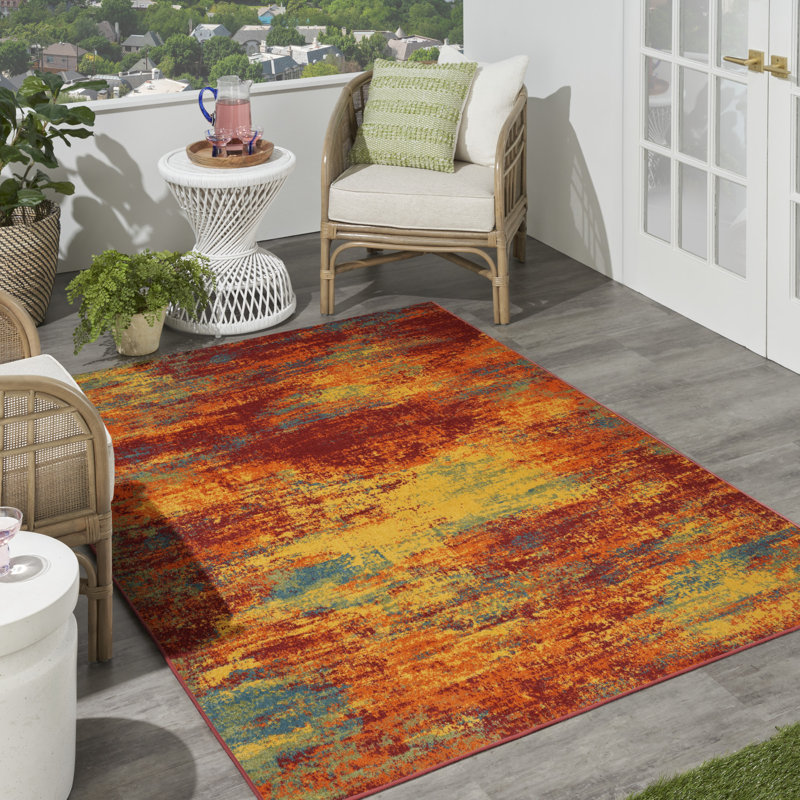 Tapis intérieur / extérieur Arisa, Rectangle 4 pi x 6 pi