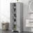 Versatile MDF Storage Cabinet With Two Doors And Adjustable Shelf For Bathroom, Office, And More-338956560