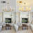 8-Light Modern Dimmable Chandelier With Fabric Shades-1139210077