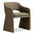 19" Seat Height Upholstered Waterproof Dining Armchair-357556155
