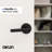 Stark Single Dummy Door Lever Modern Concealed Design Non-Turning for (Closet, Pantry or Hallway) – Sleek Minimalist Style in Matte Black-114645477
