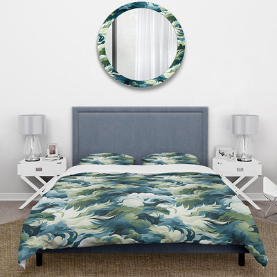 Literie vert Aura céleste camouflage I