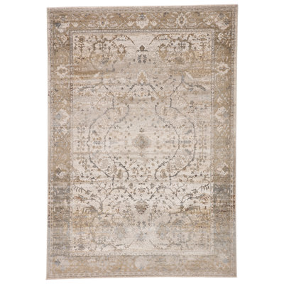 Tapis oriental gris / beige Lynnette