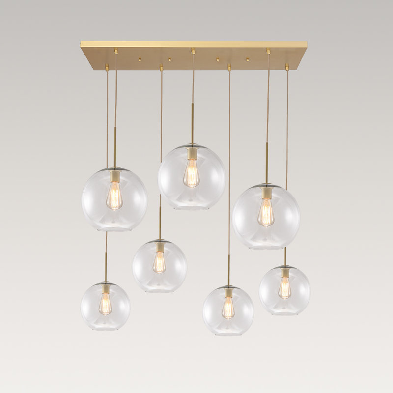 Cveto 7 - Light Pendant, Brass