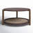 Avalon Walnut And Cane Side Table