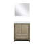 Ensemble de meuble-lavabo simple 30 po avec miroir Lafarre-113058770-113058772