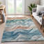 Tapis de qualité supérieure lavable à la machine Floyd AMF1619 Waves-1512995473