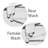 Touch Screen Toilet Bidet With Dual Nozzle Spray, Self Cleaning, And Water Control - Rear Front Wash, White Bidet, Easy To Install Adapter Flexible Hose, 10 Inches Product's Width Of Product