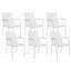 Nazeef 6 - Person Patio Dining Set Extendable Rectangular Table-820398453