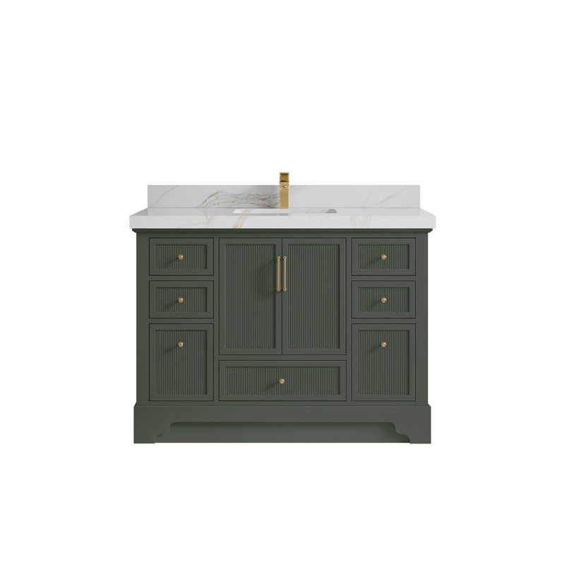 Ensemble de meuble-lavabo simple 48 po avec plateau Alys