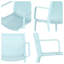Ensemble de fauteuils empilables 4 pièces - plastique PP toutes saisons (intérieur / extérieur)-924464566