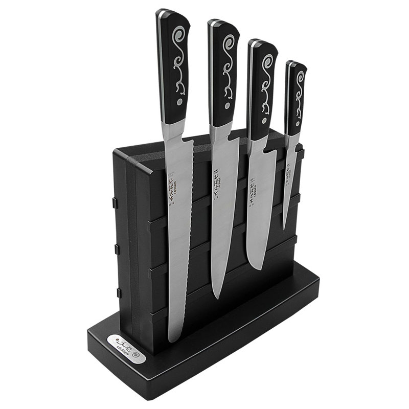 Master Grade 5 Piece 3-Layer Steel Knife Block Set