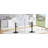 Set Of 2 White PU Leather Swivel Adjustable Bar Stools With Footrest-173398598