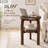 2-Tier Solid Wood Round End Table