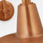 Thomas O'Brien, "Academy 19.5" Arched Mack Barn Light in Soft Copper with 16" Bowers Shade-1072127191