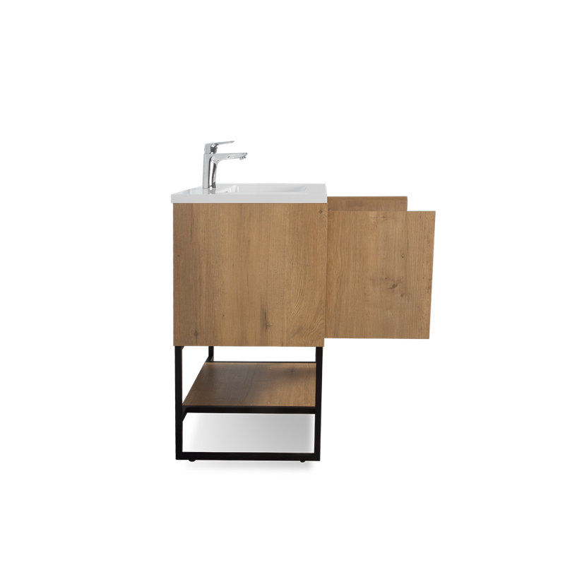 Raycin 30'' Single Bathroom Vanity with Engineered Stone Top