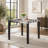 Modern Faux Marble Counter Height Dining Table