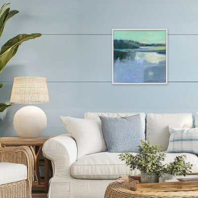 Brave Boat Harbor Framed Giclee, design by Kathleen Robbins