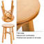Tabouret d'appoint Bora