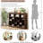 24 Shoe Cabinet, Rustic Brown Finish, Versatile For Bedroom, Hallway Brown, Contemporary Living Room, Bedroom-1843259644