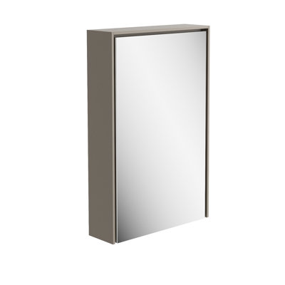 Wicker 550mm W 700mm H Surface Framed Medicine Cabinet Mirror 3 Fixed