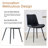 5-piece Transitional Style Rectangular Dining Table Set, Expandable Folding Kitchen Table-1931822680-1931822683